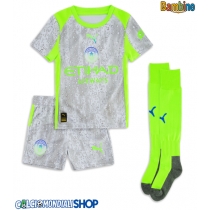 Maglie da calcio Manchester City Omar Marmoush #7 Terza Maglia Bambino 2025-26 Manica Corta (+ Pantaloni corti)
